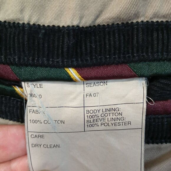 J. Crew Mens Corduroy Blazer Jacket Large Black Vintage Style - Picture 3 of 12